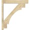 Ekena Millwork Merced Block Rough Sawn Outlooker, Douglas Fir, 6"W x 34"D x 38"H OUT06X34X38MRC05RDF - alternate 4
